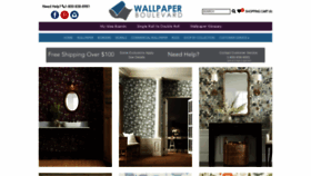 What Wallpaperboulevard.com website looks like in 2024 