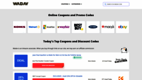 What Wadav.com website looks like in 2024 