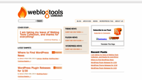 What Weblogtoolscollection.com website looks like in 2024 