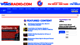 What Wgnsradio.com website looks like in 2024 