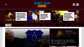 What Westhamzone.com website looks like in 2024 