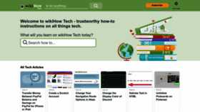 What Wikihow.tech website looks like in 2024 