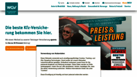 What Wgv.de website looks like in 2024 