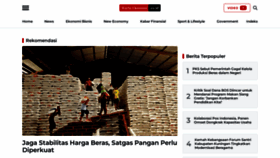 What Wartaekonomi.co.id website looked like in 2024 (1 year ago)