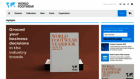 What Worldfootwear.com website looks like in 2024 