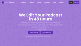 What Weeditpodcasts.com website looks like in 2024 