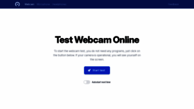 What Webcammictest.com website looks like in 2024 