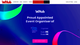 What Whub.io website looks like in 2024 