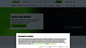 What Wago.com website looks like in 2024 