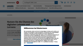 What Westermann.de website looks like in 2024 