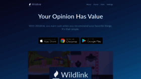 What Wild.link website looks like in 2024 