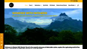 What Wanderwithwonder.com website looks like in 2024 