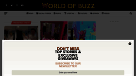 What Worldofbuzz.com website looks like in 2024 