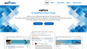What Wpforo.com website looks like in 2024 