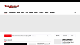 What Waspada.co.id website looked like in 2024 (2 years ago)