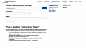 What Website-performance.org website looked like in 2024 (2 years ago)