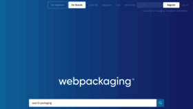 What Webpackaging.com website looks like in 2024 