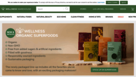 What Wellnesswarehouse.com website looks like in 2024 