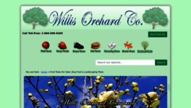 What Willisorchards.com website looks like in 2024 