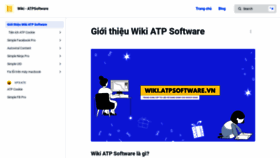 What Wiki.atpsoftware.vn website looks like in 2024 