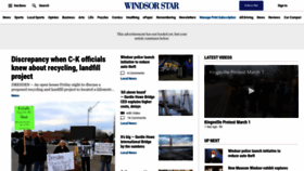 What Windsorstar.com website looks like in 2024 