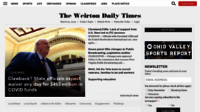 What Weirtondailytimes.com website looks like in 2024 