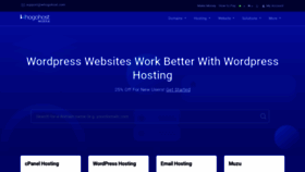 What Whogohost.com website looks like in 2024 