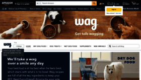 What Wag.com website looks like in 2024 