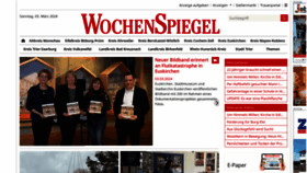 What Wochenspiegellive.de website looks like in 2024 