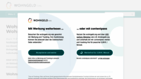 What Wohngeld.org website looks like in 2024 