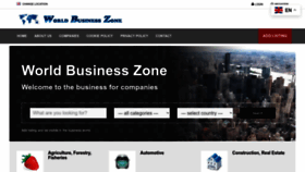 What World-business-zone.com website looks like in 2024 