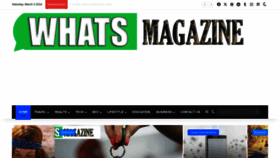 What Whatsmagazine.com website looks like in 2024 