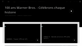 What Warnerbros.fr website looks like in 2024 