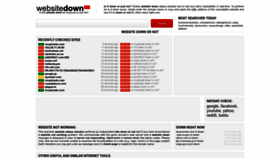 What Websitedown.info website looks like in 2024 