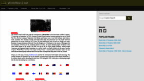 What Worldwar-2.net website looks like in 2024 