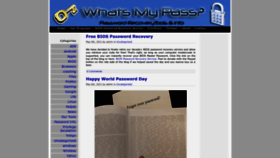 What Whatsmypass.com website looks like in 2024 
