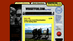 What Whiskyfun.com website looks like in 2024 