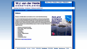 What Wjvanderheidedienstverlening.nl website looks like in 2024 
