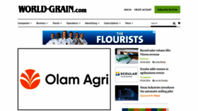 What World-grain.com website looks like in 2024 