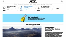 What Woz.ch website looks like in 2024 