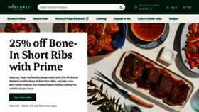 What Wholefoods.com website looks like in 2024 