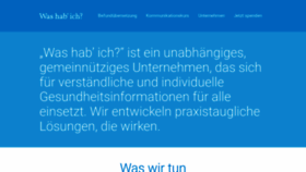 What Washabich.de website looks like in 2024 
