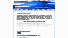 What Wirtschaftslexikon24.net website looks like in 2024 