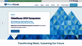 What Watereuse.org website looks like in 2024 