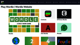 What Wordleplay.io website looks like in 2024 