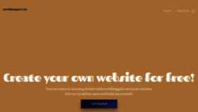 What Worldblogged.com website looks like in 2024 