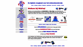 What Wisfaq.nl website looks like in 2024 