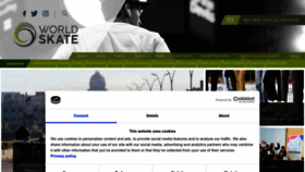 What Worldskate.org website looks like in 2024 