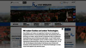What Wiesloch.de website looks like in 2024 