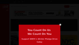 What Wnyc.org website looks like in 2024 